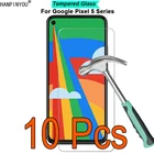10 шт.лот для Google Pixel 5  5A 5G  Pixel5 XL 9H, твердость 2.5D, закаленное стекло, пленка, защита экрана, защитная пленка