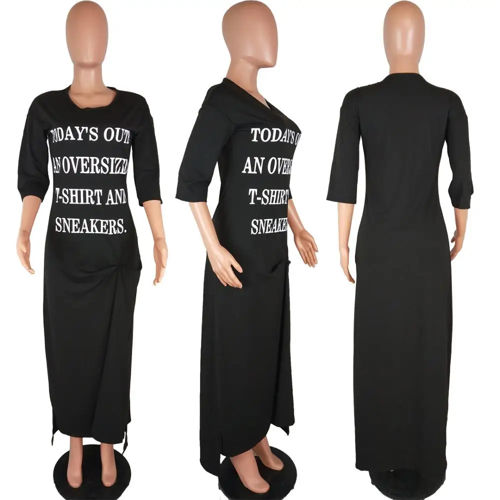 Повседневное платье с надписью Adogirl | Женская одежда