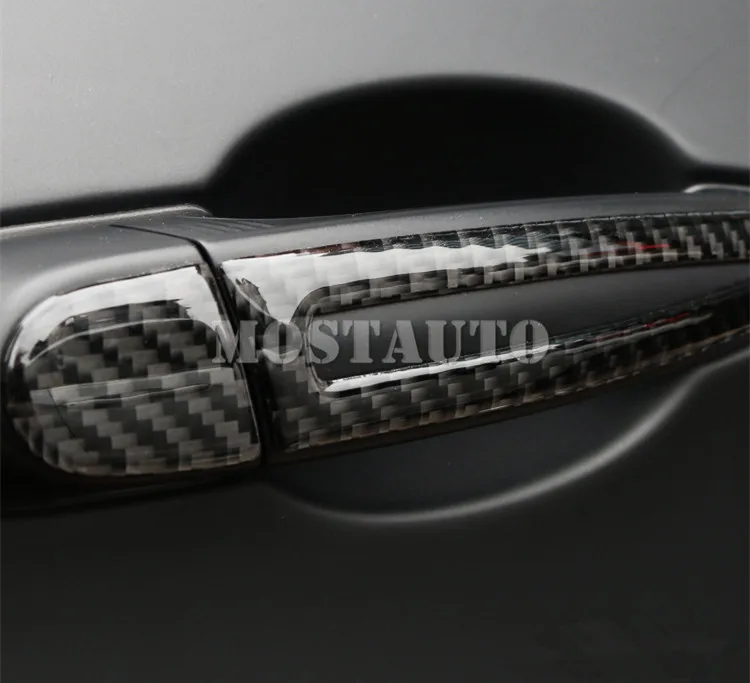 Накладка на дверную ручку автомобиля из углеродного волокна для BMW X1 E84 2010 2015 8 шт.