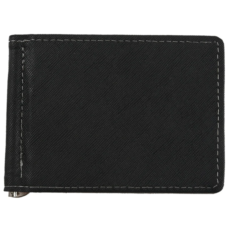 Тонкий мужской кошелек из искусственной кожи с отделением для кредитных карт