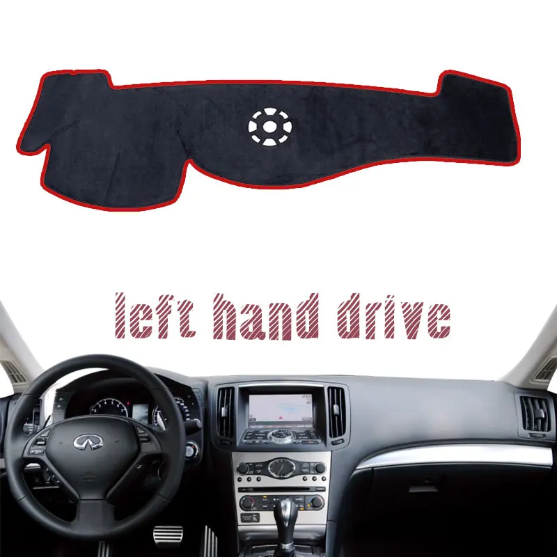 

Чехол на приборную панель для Infiniti G37 G35 G25 2007 ~ 2015 Sedan Coupe Nissan Skyline Q40 V36 CV36 Солнцезащитный ковер Автомобильные товары