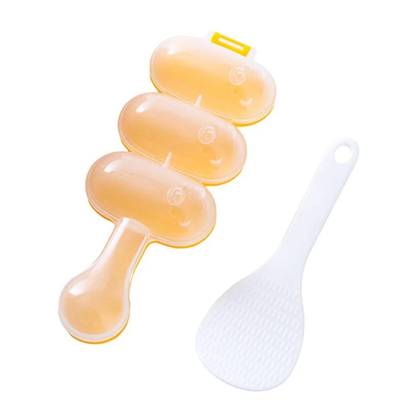 Sushi Balls Rice Ball Maker Mould Include Spoon Onigiri Molds Meat Vegetable DIY Making Kitchen Bento Accessories | Дом и сад