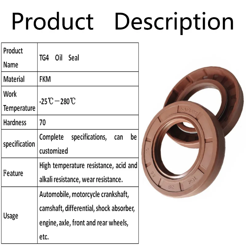 TG4 фторопластовая сальник уплотнение вала фторопласта высокотемпературная