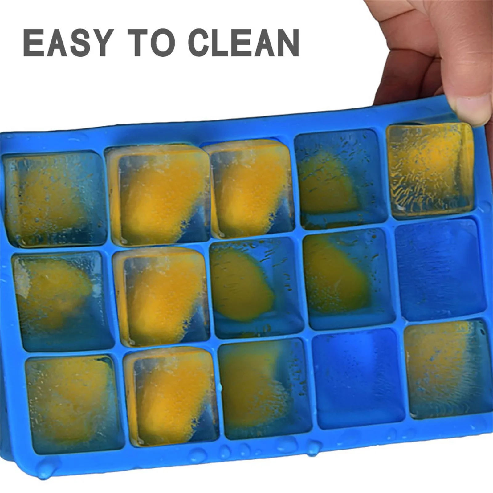 

New Hot Silicone FrostMold Bar Pudding Jelly Chocolate Maker 15 Ice Tray heladera para hacer helados moule glace