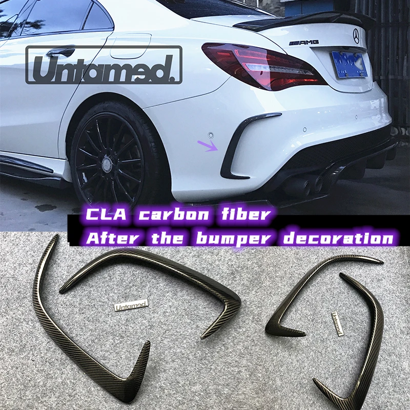 Набор для декорирования бампера из углеродного волокна Mercedes AMG CLA W117 решетки