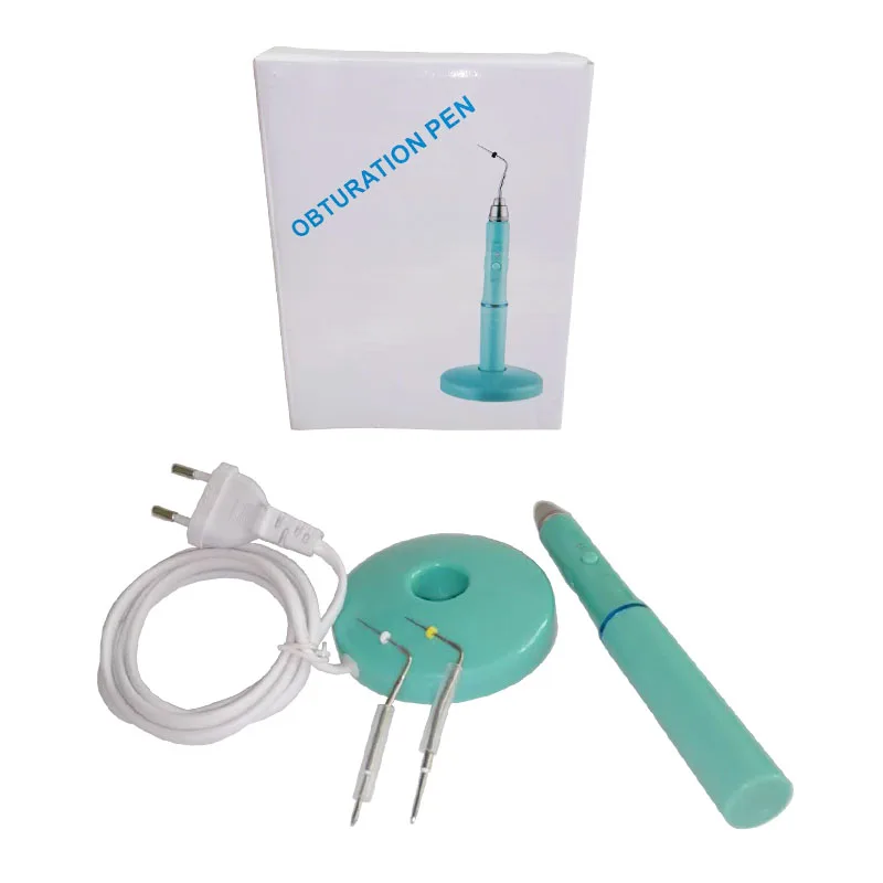 1 Kit Dental Electric Cordless Wireless Obturation Pen & 2 Tips Endodontic Endo Gutta Percha Filling Heater