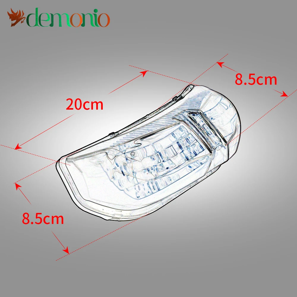 

Fit For YAMAHA FZ8 Fazer 2010-2013 FZ-1 Fazer 2006-2013 Motorcycle LED Tail Brake Light Turn Signal FZ 8 FZ-1N 2012 2011 2009