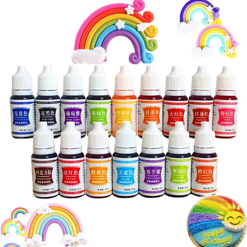 Пищевой десертный краситель съедобный пигмент для макарон мороженого торта