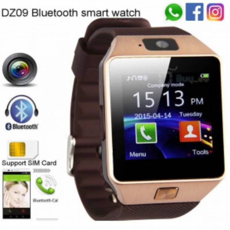Reloj Inteligente con Redes Sociales fotografias y mucho mas color Dorado|Смарт-часы| |