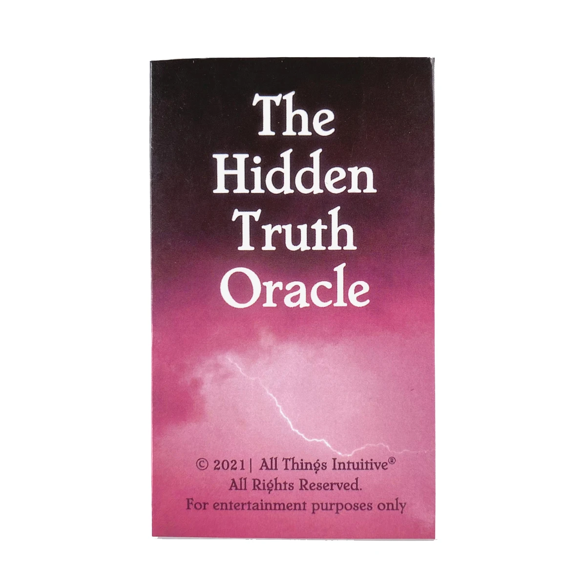 

The Hidden Truth Oracle Cards Fortune Telling Divination Tarot Deck Family Party Leisure Table Game With PDF Guidebook