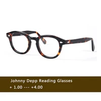 mens and womens johnny depp eyeglasses retro reading glasses presbyopic diopter 1 0 1 5 2 0 2 5 3 0 3 5 4 0