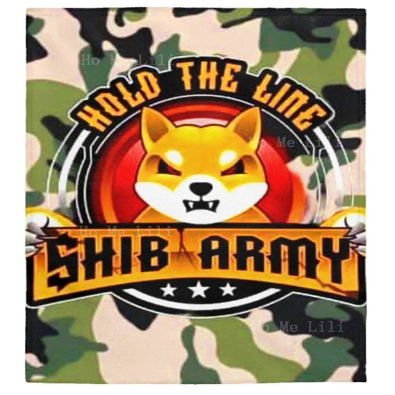 Фланелевое Одеяло Сиба-ину Doge Shib Токен большое количество Wow мем легкое