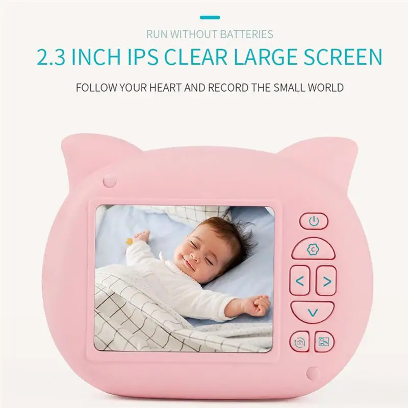 

1pc 32GB 500W Pixel Children Digital Camera Cartoon Pig Shape Mini Camera