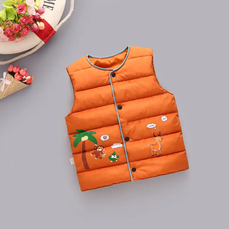 Зимний детский жилет Emmababy 2020 теплая детская куртка Детский без рукавов для