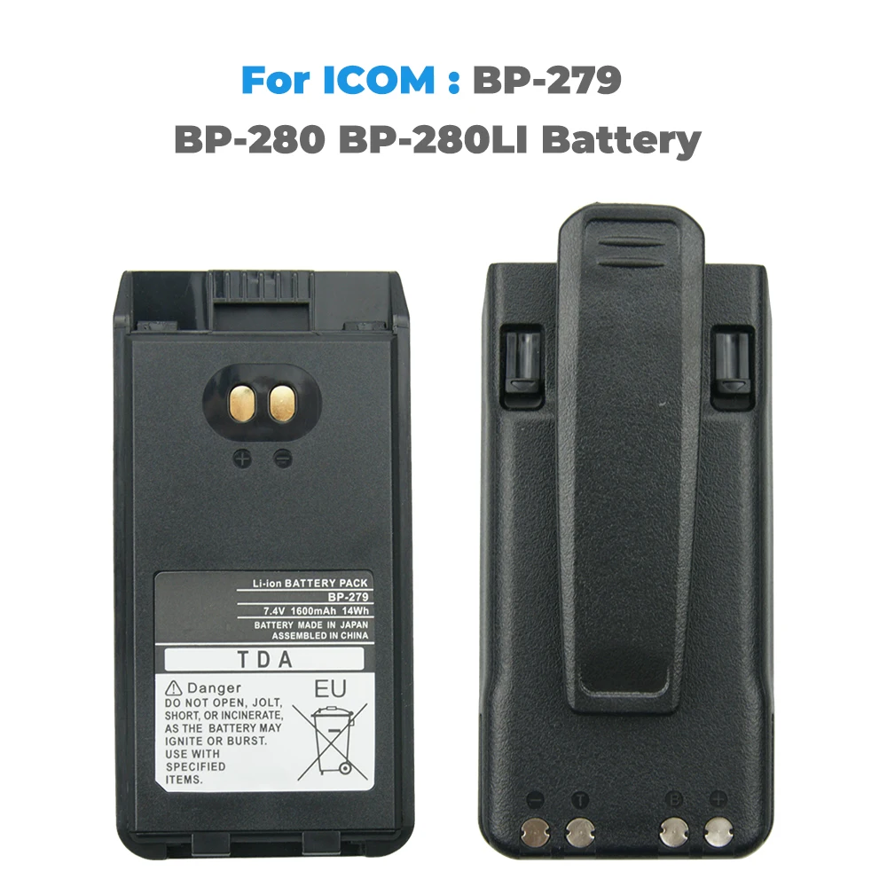 10 шт. 1600 мАч запасная батарея для ICOM F1000S BP 279 F1000 F1000D F1000T F2000 F2000D F2000T FT 2000 IC V88