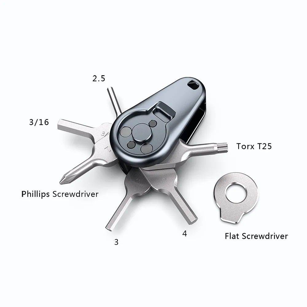 SmallRig Складная отвертка набор проводник с гаечные ключи дюймовый
