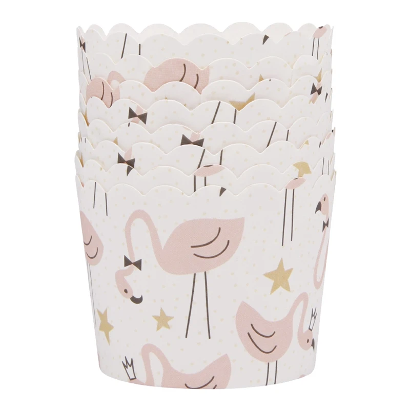 

50Pcs Colorful Cartoon Unicorn Flamingo Animal Paper Cake Cup Oven Baking Tools Tray Liners Baking Cup Muffin Cupcake Cases