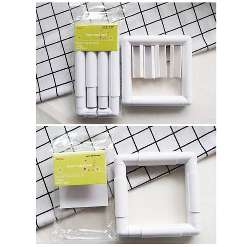 

Набор квадратной формы с рамкой для вышивки пластиковый инструмент для вышивки крестиком для рукоделия Швейное ремесло