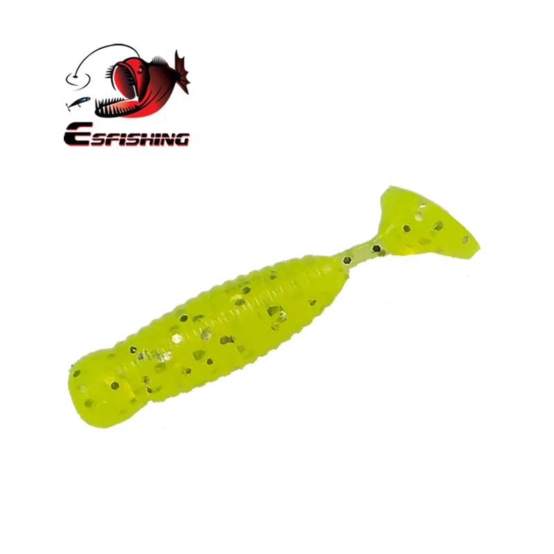KESFISHING мягкие рыболовные приманки 10 шт. 4 5 см/1 г я личинка красный Спиннер