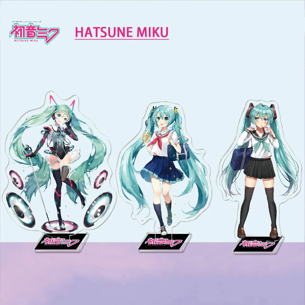 

16Cm New Anime Hatsune Miku Figure Acrylic Stand Model Girls Toys Desktop Ornaments Exquisite Collection Toys Friend Gift