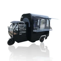 popular multi function 3 wheels electric food tricycle food cart truck with driven power for snack food burger coffee