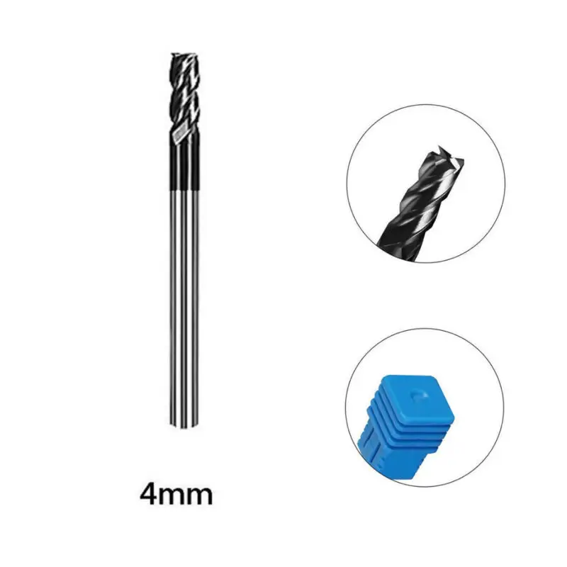 

4 Flute HRC50 Carbide End Mill Machine CNC Milling Cutter Drill Spiral Bit Tool