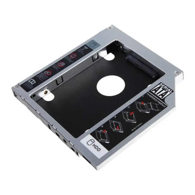VKTECH 9 5 мм/12 7 мм алюминиевый HDD Caddy SATA 3 0 жесткий диск HD SSD чехол Корпус для ноутбука