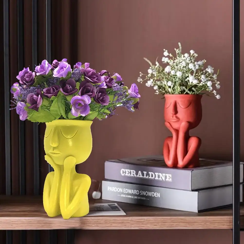 Творческий головы Уход за кожей лица цветочных растений смолы сочные ящик для