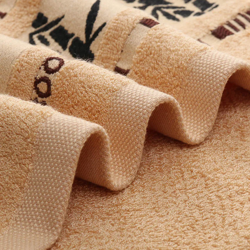 

Boutique Bamboo Fiber Towels Set Home Daily Adults Face Towel Bath Towels Thicken Absorbent Bathroom Towels