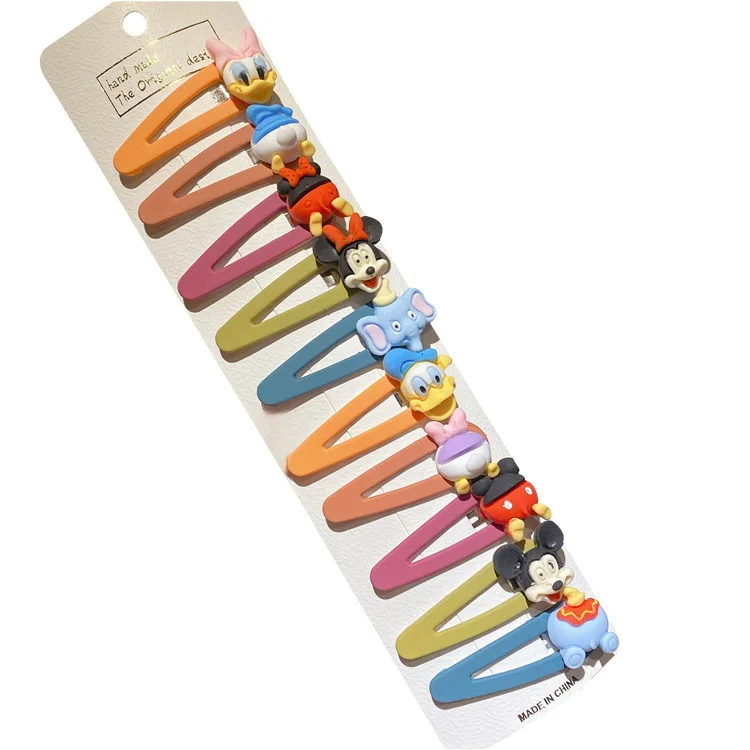 

10pcs hairpin girl cute hairband hair accessories, children's hairpin side clip headdress hairpin, cartoon hairband headdress