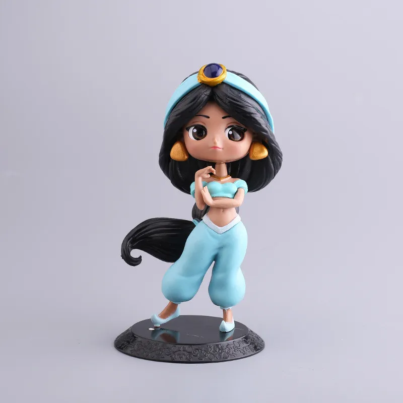 

Disney 16 см Принцесса Жасмин милые Аниме фигурки героев мультфильмов кукла из ПВХ Модель украшения куклы периферийные украшения для торта игр...