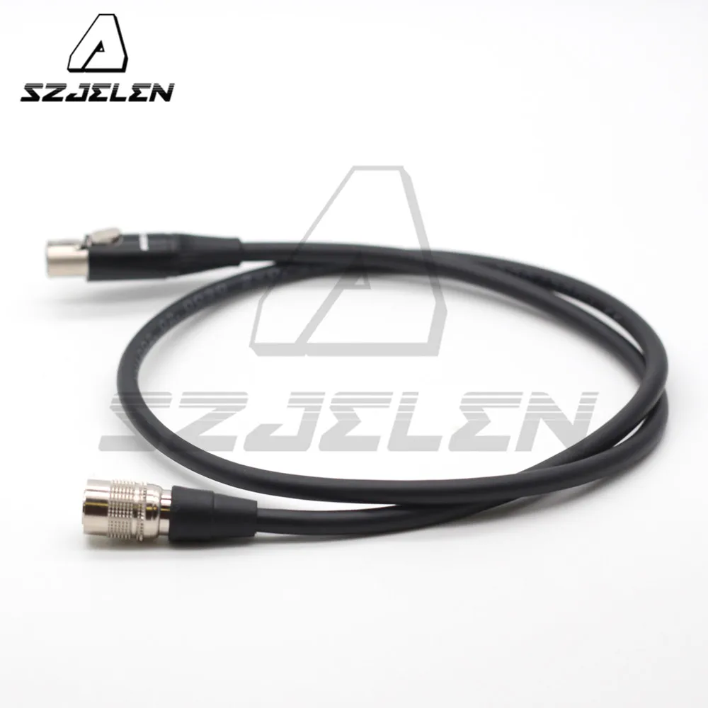 Камера 12v Hirose 4pin для mini XLR 4 pin female для tvlogic 055/056/058 кабель питания