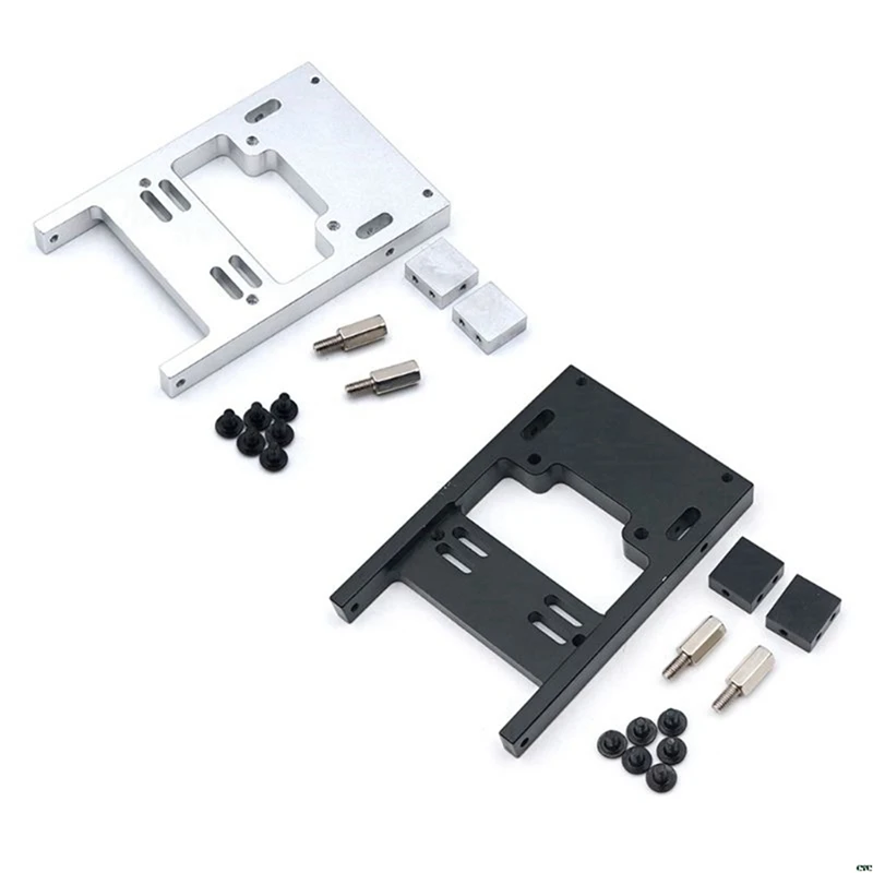 

2 Set RC Car Part: 1 Set RC Steering Rod Steering Linkage Rod Set & 1 Set Metal Steering Servo Warehouse Mount Bracket