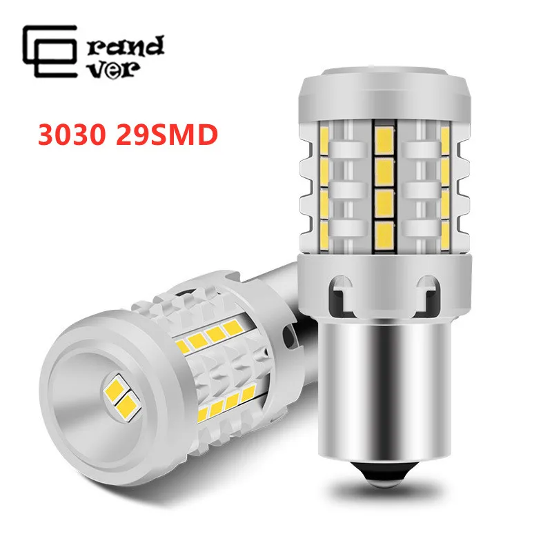 1 шт. светодиодный НКА 1156 P21W LED BA15S PY21W BAU15S Canbus 3030 29SMD T20 7440 W21W лампы для авто