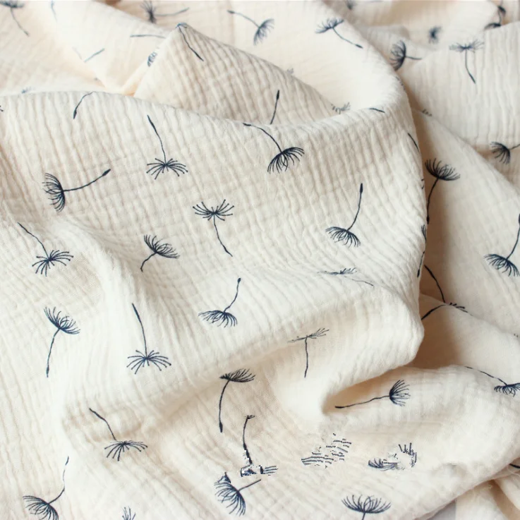 Женская хлопковая ткань с двойной марлей для шитья своими руками | Дом и сад