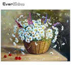 EverShine, алмазная вышивка в виде хризантем 5D алмазов картина Полный Круглый Цветы Вышивка крестом Алмазная мозаичное украшение стены