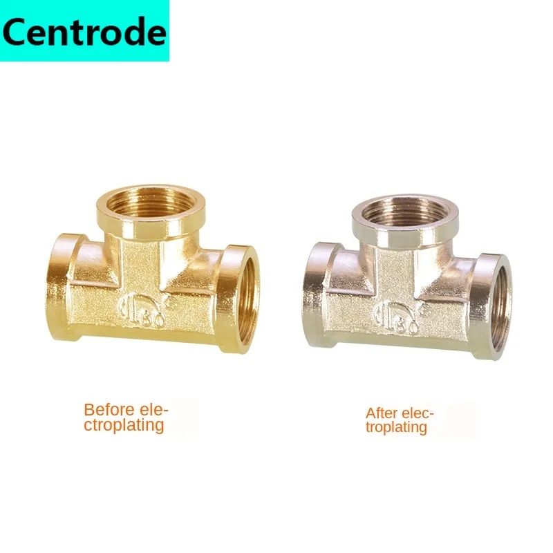 1/2 дюйма медный тройник из нержавеющей стали налокотник с прямым покрытием