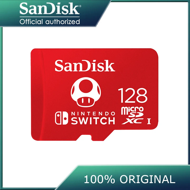 SanDisk New style micro sd card 128GB 64GB 256GB cartao de memoria SDXC memory cards for Nintendo Switch TF card with adapter