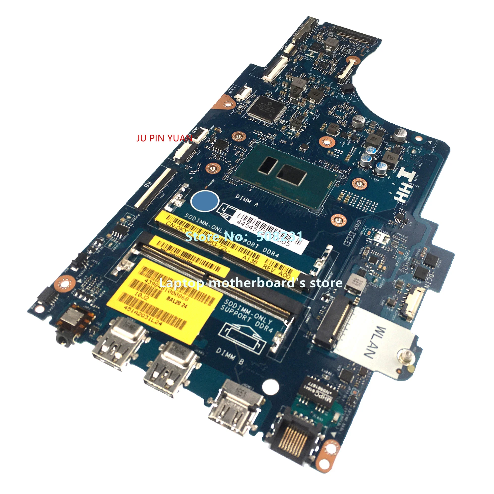 

For Dell Inspiron 15 5567 5767 Laptop Motherboard CN-0KY6H5 KY6H5 0KY6H5 BAL21 LA-D802P With 4415 CPU 100%Full Tested