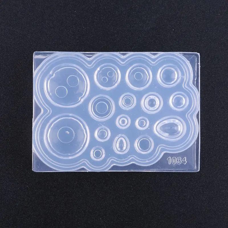 

Silicone Mold For Resin Flower Round UV Resin DIY Epoxy Molds Pendant Making 62KE