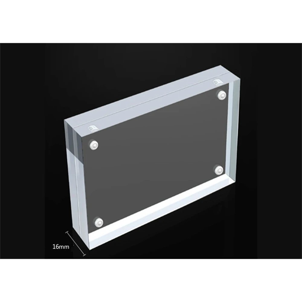 

Strong Magnetic Acrylic Menu List Card Display Frame Clear Poster Tag Sign Stand