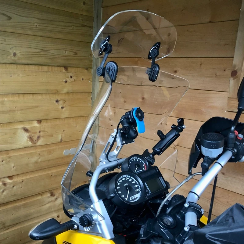 Универсальный удлинитель для лобового стекла мотоцикла регулируемый зажим