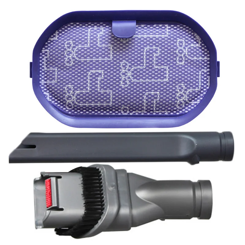 

Crevice Tool 2-in-1 Brush Filter Kit For Dyson DC35 DC44 DC43H Vacuum Cleaner DC30, DC30 White, DC31, DC31 Animal, DC31 Animal
