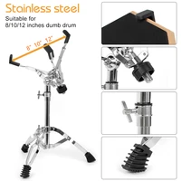 steel snare drum stand support rack adjustable drum stand 20 24 inch 50 60cm adjustable for stage performance daily practice