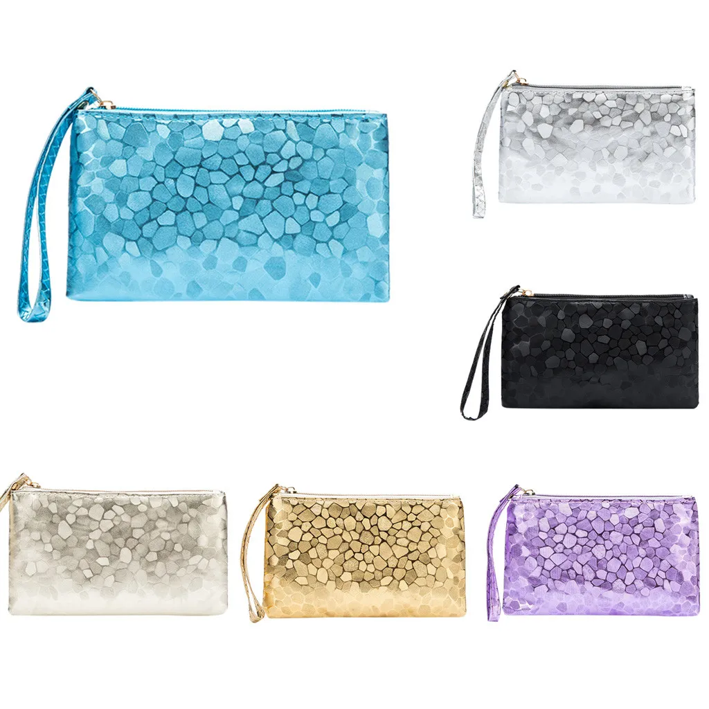 Женский кошелек для монет Aelicy элегантный клатч с камнями и блестками дорожные