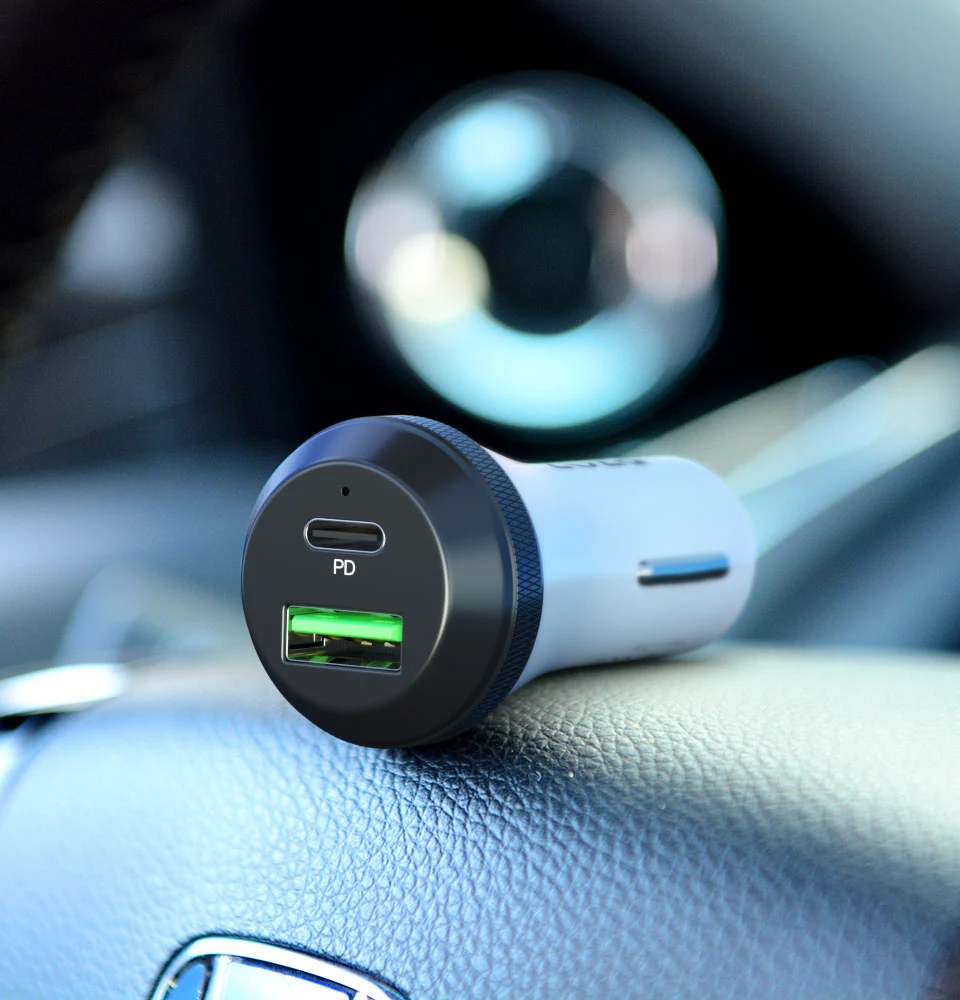 PZOZ PD автомобильное зарядное устройство 18 Вт 36 Вт двойной USB зарядный телефон адаптер для автомобиля Быстрая зарядка 3,0 для iPhone X 8 Plus samsung Xiaomi автомобильное зарядное устройство