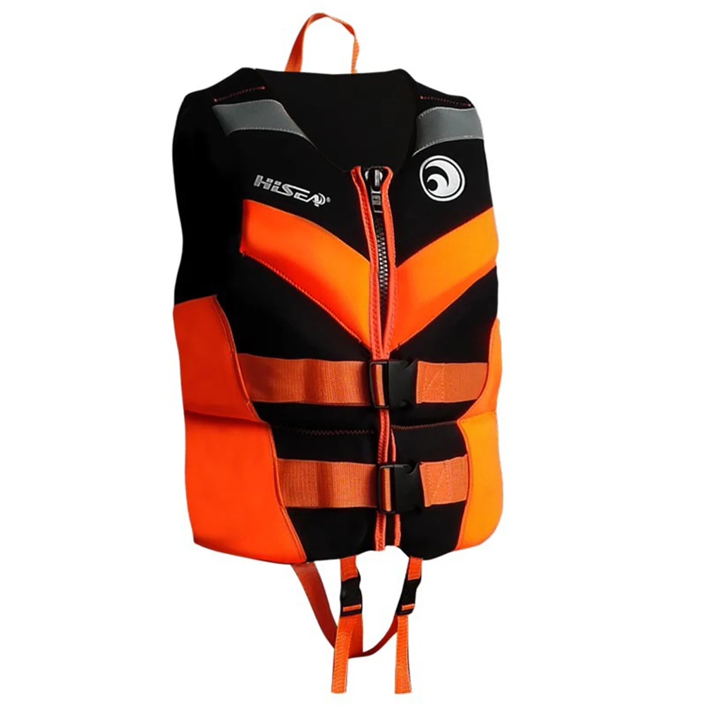 New Adults Life Jacket Neoprene Safety Life Vest Water Sports Fishing Kayaking Boating Swimming Drifting Tight Wear Life Jacket