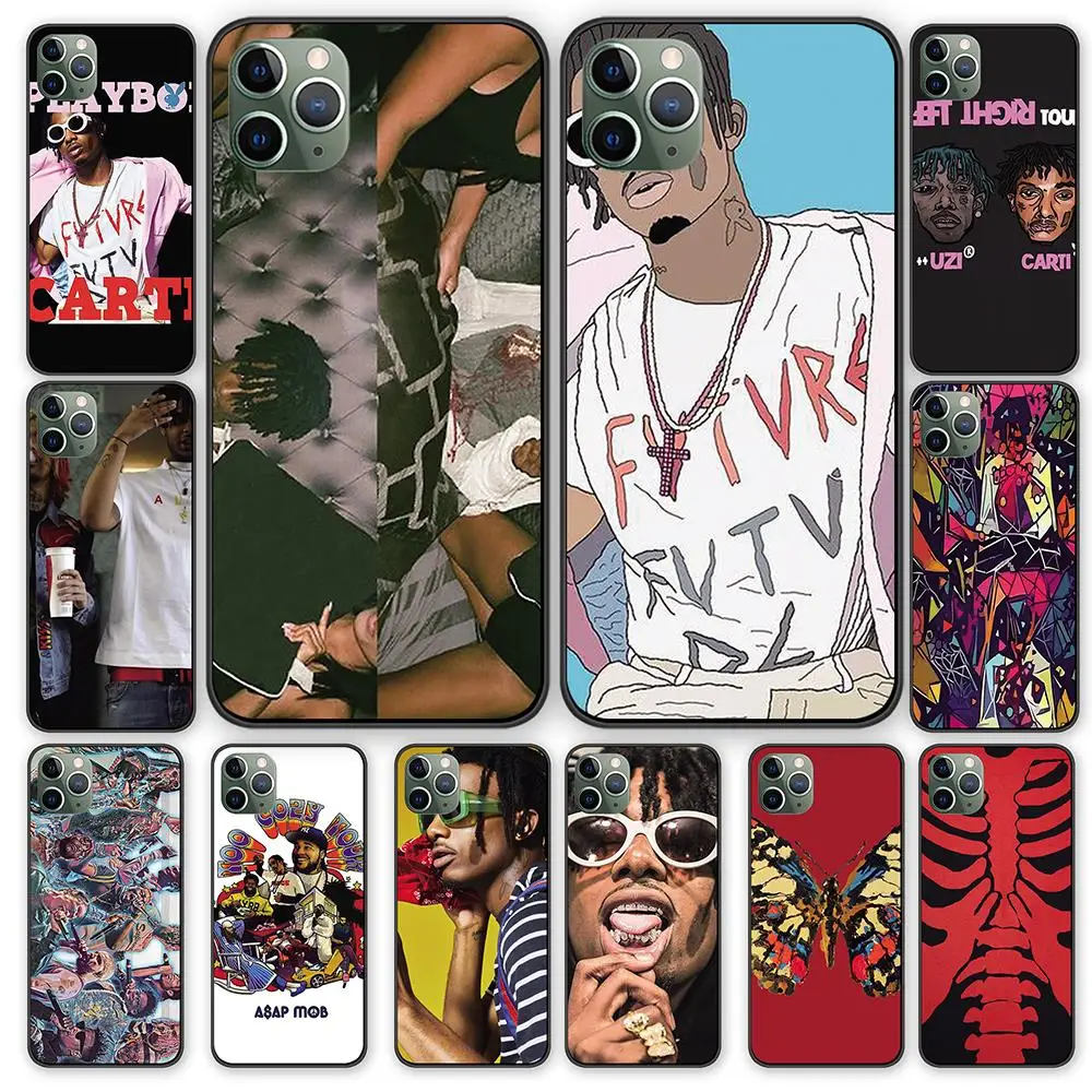 Playboi Carti роскошный силиконовый, мягкий, телефонный чехол для iPhone 5 5S 6 6s 7 8 Plus X XS XR 11 Pro Max