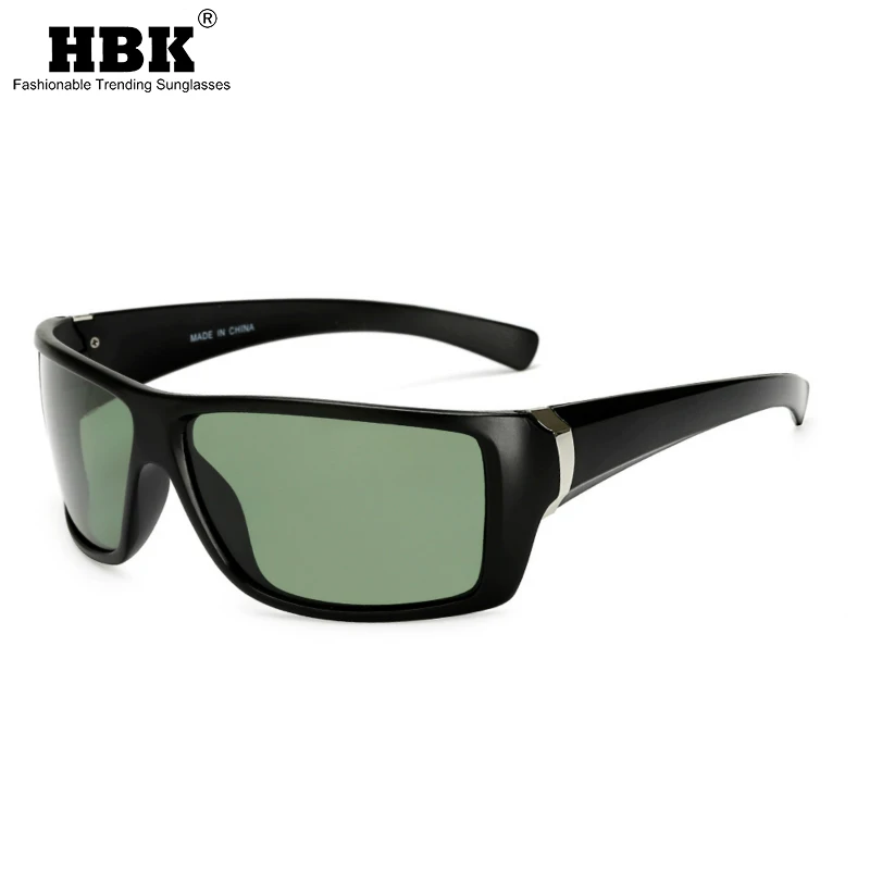 Солнцезащитные очки HBK Мужские поляризационные прямоугольные спортивные с