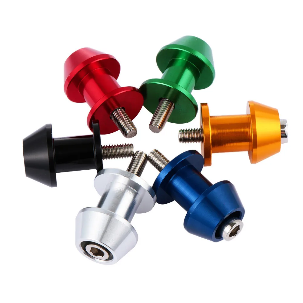 2 шт. 6 мм Мотоцикл с ЧПУ маятник Слайдеры Катушки подставка бобины поворотный